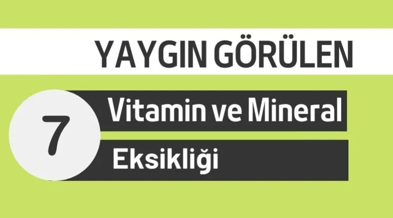 vitamin eksiklikleri