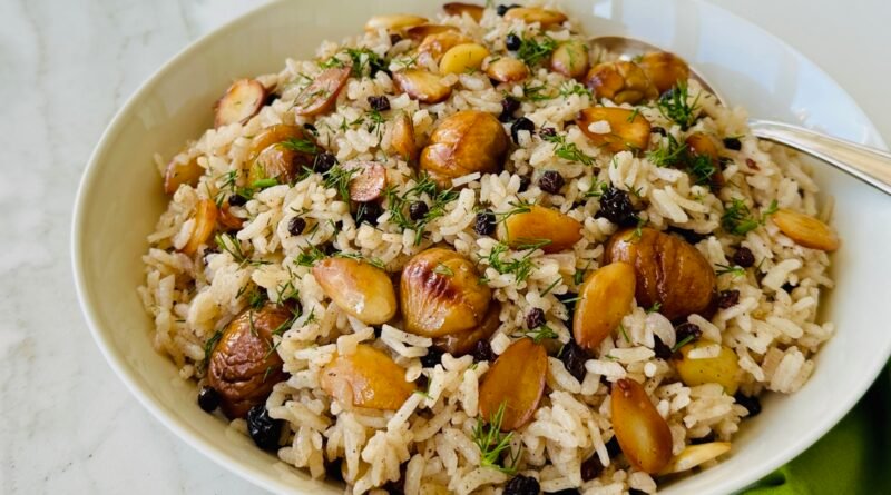 Kestaneli Bademli Pirinç Pilavı Tarifi