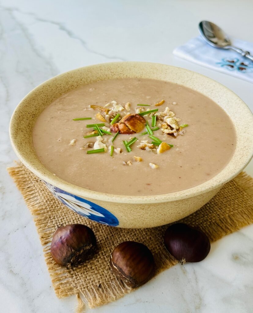 Kremalı Kestane Çorbası Tarifi