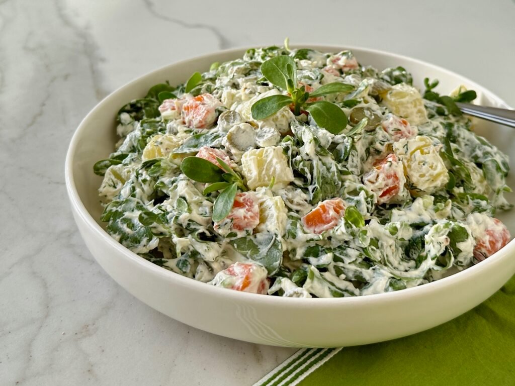 Patatesli Havuçlu Semizotu Salatası Tarifi