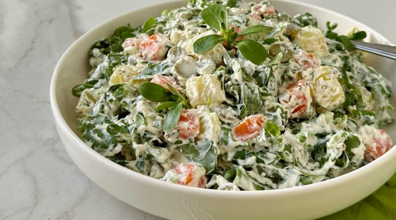 Patatesli Havuçlu Semizotu Salatası Tarifi