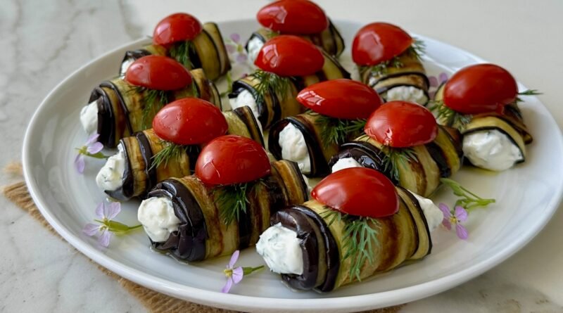Peynirli Patlıcan Ruloları Tarifi