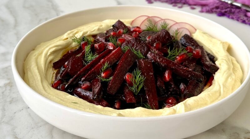 Mor Havuçlu Süzme Yoğurtlu Meze Tarifi